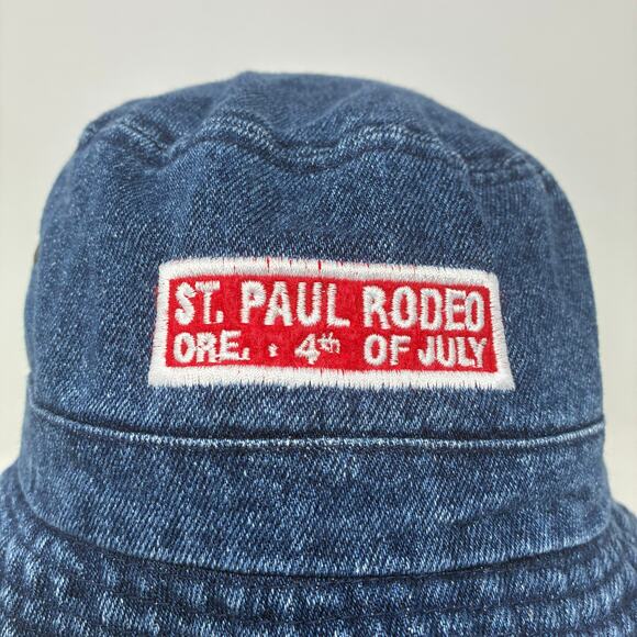St. Paul Rodeo Oregon 4th Of July Denim Bucket Hat One Size main image 7